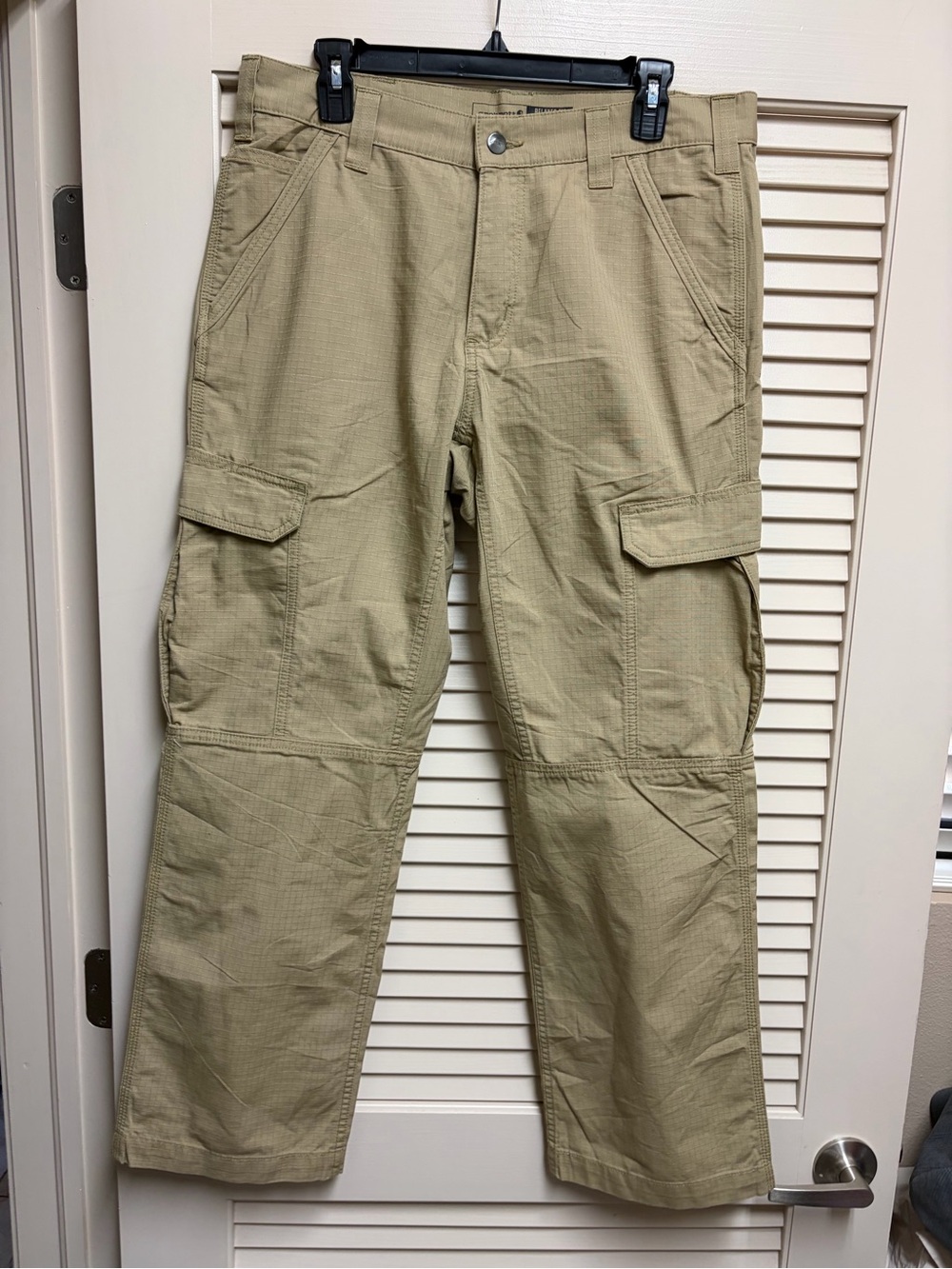 Carhartt BN4200 Force Ripstop Cargo Work Pants Mens 34x30 Khaki Relaxed NWT